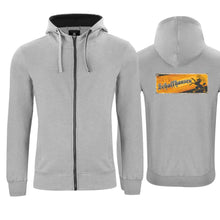 Load image into Gallery viewer, Kapuzenjacke Grau, Kanton Schaffhausen Wappen / Schild