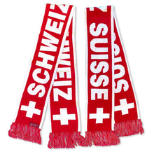 Lade das Bild in den Galerie-Viewer, Schal Schweiz Suisse mit Schweizerkreuz