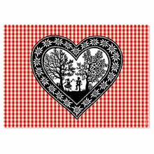 Lade das Bild in den Galerie-Viewer, Scherenschnitt Papiertischset SWISS TRADITION