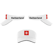 Lade das Bild in den Galerie-Viewer, Schirmmütze / Cap Weiss mit Schweizerkreuz, Text Switzerland