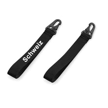 Lade das Bild in den Galerie-Viewer, Schlüsselanhänger Band Schwarz Schweiz