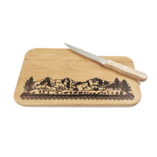 Lade das Bild in den Galerie-Viewer, Schneidebrett Scherenschnitt inkl. Messer