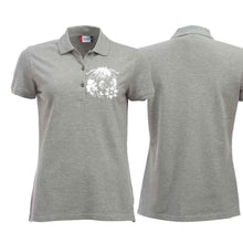 Lade das Bild in den Galerie-Viewer, Polo Damen Schwarznasenschaf, grau, Brust