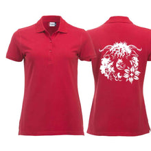 Lade das Bild in den Galerie-Viewer, Polo Damen Schwarznasenschaf, Rot, Rücken