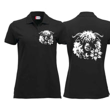 Lade das Bild in den Galerie-Viewer, Polo Damen Schwarznasenschaf, Schwarz, Brust & Rücken