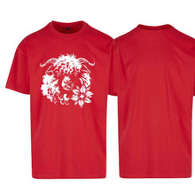 Lade das Bild in den Galerie-Viewer, Oversize T-Shirt Schwarznasenschaf, Rot, Brust gross
