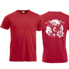 Lade das Bild in den Galerie-Viewer, T-Shirt Walliser Schwarznasenschaf, Rot, Rücken gross