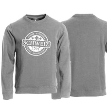 Load image into Gallery viewer, Pullover Grau Stempel Schweiz 1291