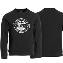 Load image into Gallery viewer, Pullover Schwarz, Stempel Schweiz 1291