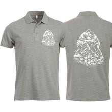 Lade das Bild in den Galerie-Viewer, Polo Schwinger, graumeliert, Brust + Rücken