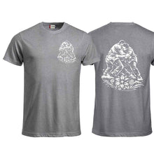 Lade das Bild in den Galerie-Viewer, T-Shirt Schwinger, grau, Brust + Rücken