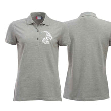 Lade das Bild in den Galerie-Viewer, Polo Damen Steinbock Grau, Brust