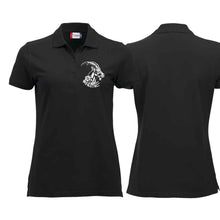 Lade das Bild in den Galerie-Viewer, Polo Damen Steinbock Schwarz, Brust