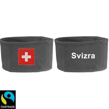 Lade das Bild in den Galerie-Viewer, Stirnband Grau mit Schweizerkreuz, Svizra