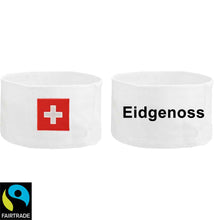 Lade das Bild in den Galerie-Viewer, Stirnband Weiss mit Schweizerkreuz, Eidgenoss