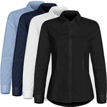 Lade das Bild in den Galerie-Viewer, Stretch Bluse Women Easy Care 4 farben