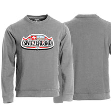 Lade das Bild in den Galerie-Viewer, Pullover Grau, Switzerland Schild