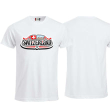 Lade das Bild in den Galerie-Viewer, T-Shirt Weiss, Switzerland Schild