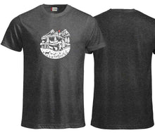 Lade das Bild in den Galerie-Viewer, Premium T-Shirt Unisex Anthrazit Meliert Logo