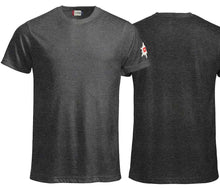 Lade das Bild in den Galerie-Viewer, Premium T-Shirt Unisex Anthrazit Meliert LogoEdelweiss