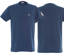 Lade das Bild in den Galerie-Viewer, Premium T-Shirt Unisex Blaumeliert