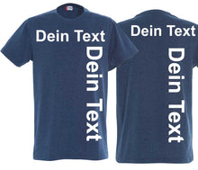 Lade das Bild in den Galerie-Viewer, Premium T-Shirt Unisex Blaumeliert