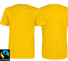 Lade das Bild in den Galerie-Viewer, T-Shirt Gelb Bio Baumwolle und Fairtrade Zertifiziert