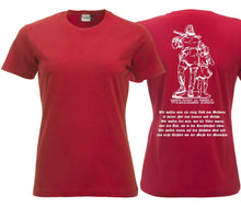 Lade das Bild in den Galerie-Viewer, Damen T-Shirt Rot mit Wilhelm Tell und Rütlischwur
