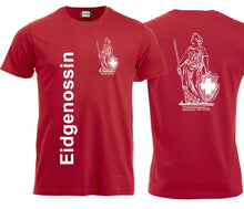 Lade das Bild in den Galerie-Viewer, T-Shirt Rot, Eidgenossin und Helvetia