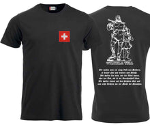 Lade das Bild in den Galerie-Viewer, T-Shirt Kinder Wilhelm Tell & Rütlischwur Black Edition