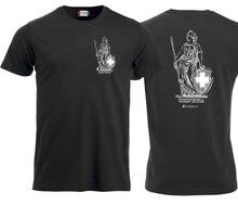 Lade das Bild in den Galerie-Viewer, T-Shirt Schwarz, Helvetia Brust und Rücken