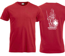 Lade das Bild in den Galerie-Viewer, T-Shirt Rot, Helvetia Rücken