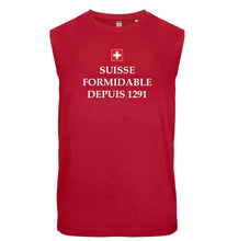 Carica l'immagine nel visualizzatore di Gallery, Maglietta senza maniche "Switzerland great since 1291"