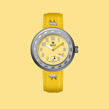 Lade das Bild in den Galerie-Viewer, Folklore Uhren für Kinder Gelb
