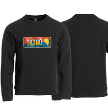 Charger l'image dans la galerie, Pullover Schwarz Kanton Ticino (Tessin) Wappen / Schild