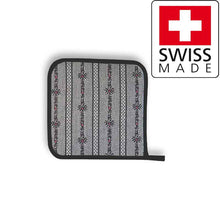 Lade das Bild in den Galerie-Viewer, Topflappen Edelweiss Dunkelgrau