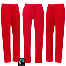Lade das Bild in den Galerie-Viewer, Trainerhose Rot Fairtrade