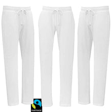 Lade das Bild in den Galerie-Viewer, Trainerhose Weiss Fairtrade