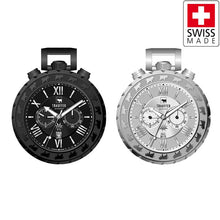 Lade das Bild in den Galerie-Viewer, Taschen-Chronograph mit Ankerkette