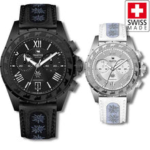 Lade das Bild in den Galerie-Viewer, Chronograph mit Edelweiss Armband