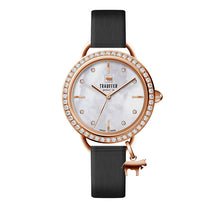 Lade das Bild in den Galerie-Viewer, Trauffer Uhr Charms Rosegold Armband Schwarz