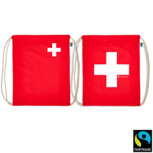 Lade das Bild in den Galerie-Viewer, Turnsack Rot mit Schweizerkreuz