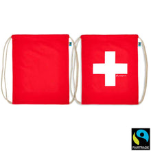 Lade das Bild in den Galerie-Viewer, Turnsack Rot mit Schweizerkreuz