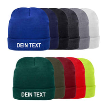 Load image into Gallery viewer, Strickmütze mit Zwischenfutter, One Size