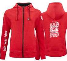 Lade das Bild in den Galerie-Viewer, Kapuzenjacken Rot mit Veredelungen