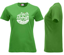 Charger l'image dans la galerie, Premium T-Shirt Women Apfelgrün, Scherenschnitt