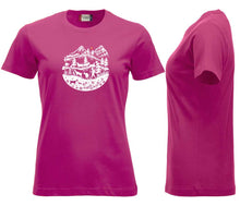 Load image into Gallery viewer, Premium T-Shirt Women Kirsch Rot, Alpenleben