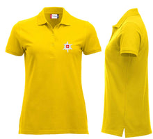 Lade das Bild in den Galerie-Viewer, Polo Zitrone Women mit Edelweiss Brust