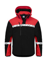 Load image into Gallery viewer, WATTIERTE FUNKTIONSJACKE Black/red