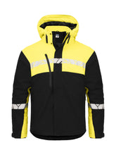 Load image into Gallery viewer, WATTIERTE FUNKTIONSJACKE Black/yellow